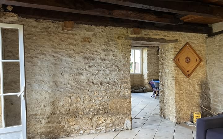 4 bed stone house for sale near Aubas