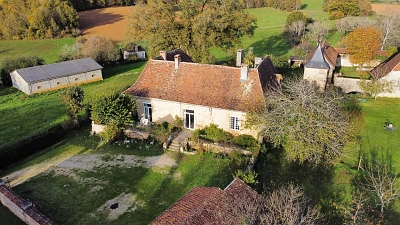 7 bed stone cottage for sale near Dussac