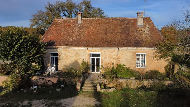 7 bed stone cottage for sale near Dussac