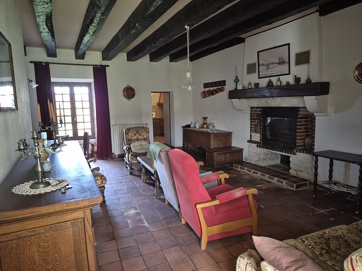 3 bed stone farmhouse for sale near Goulat