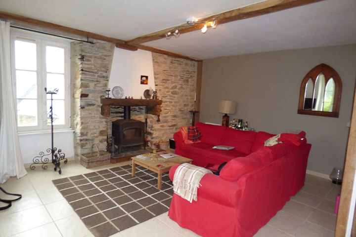 3 bed stone house for sale near Missiriac