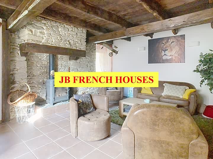 3 bed stone house for sale near Saint Vran