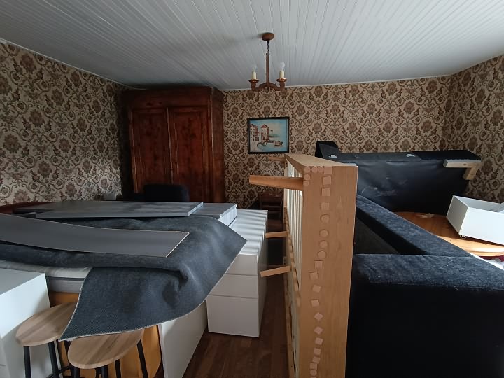 4 bed stone longère for sale near Bonen