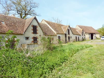 Stone farmhouse to renovate near Liglet